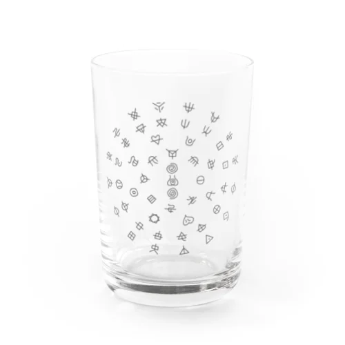 フトマニ （グレー） Water Glass