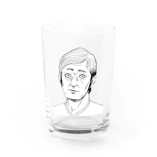 Vネックおじさん Water Glass