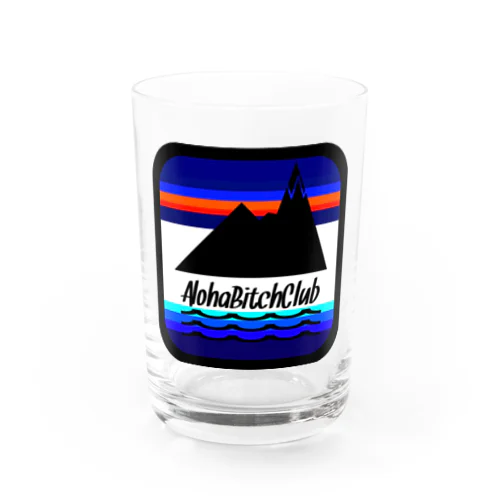 AlohaBitchClub ロゴTシャツ Water Glass
