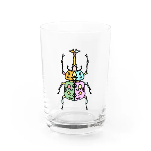 beetle(カブトムシ)　Full of vitality　(フル　オブ　バイタリティ) Water Glass