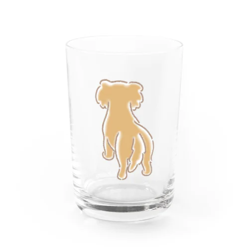 うしろ姿のダックス Water Glass