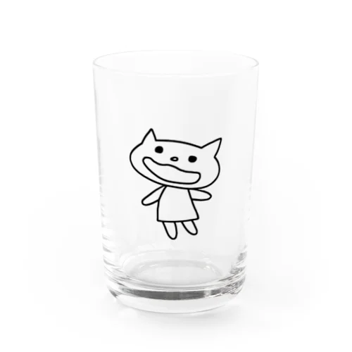 食べたそうなネコ Water Glass