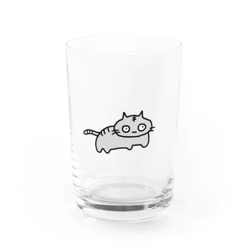 トラ猫の銀次 Water Glass