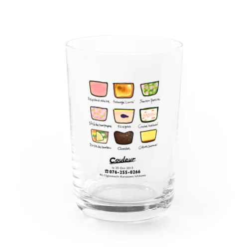 Couleurテリーヌいろいろ Water Glass