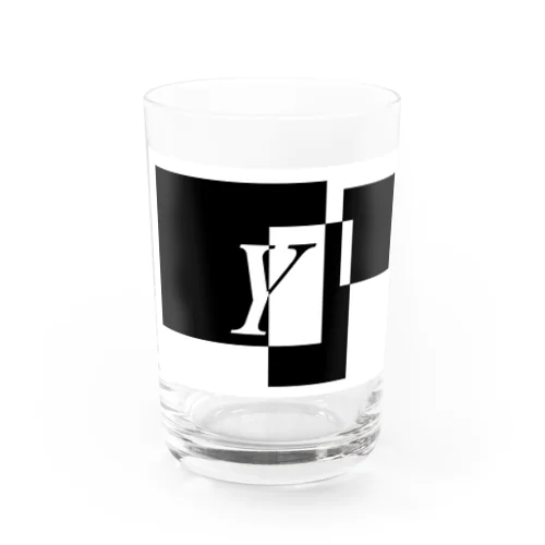 シンプルデザインアルファベットY Water Glass