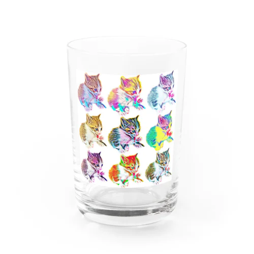 ぺろんちょキーくん Water Glass