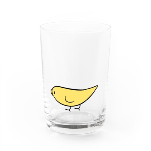 とことこセキセイインコルチノーちゃん【まめるりはことり】 Water Glass