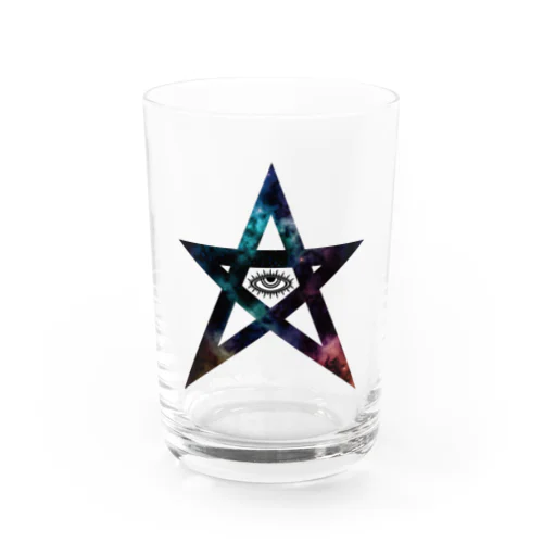 宇宙★星とぱっちりおめめ Water Glass