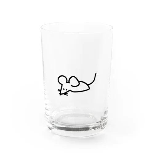 ねずみ Water Glass