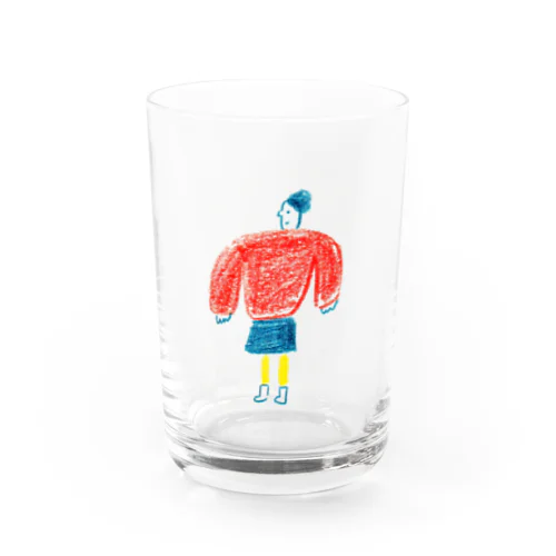 赤いセーター Water Glass