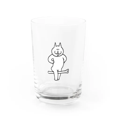 ネギとねこ Water Glass