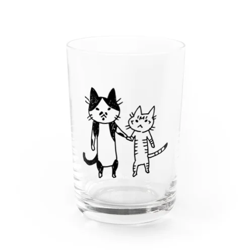 てつなぎ猫 Water Glass