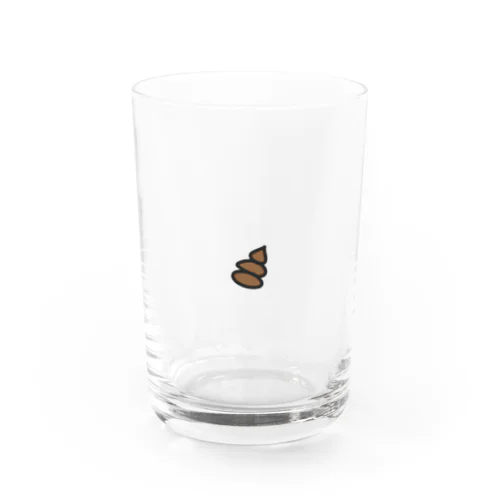 倒れそうで倒れないうんこ Water Glass