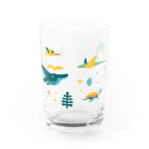 うみのなか Water Glass