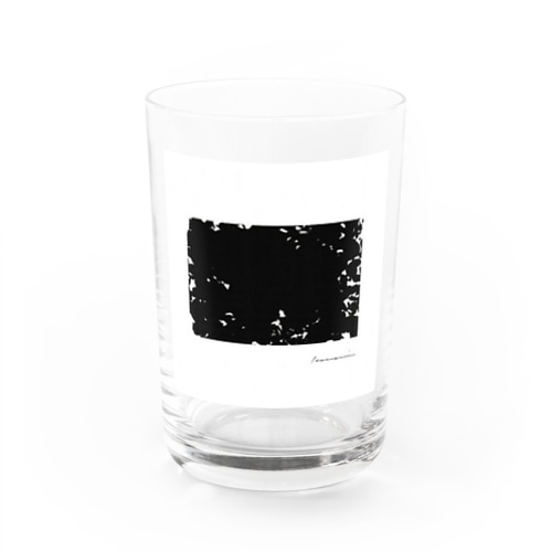 白川香翠　墨の雑貨　海苔 Water Glass