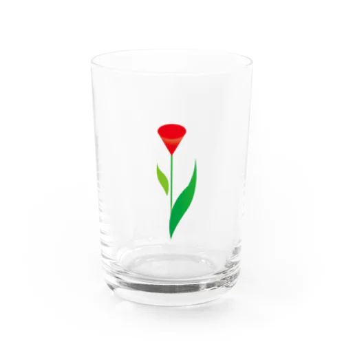 Flower01 Water Glass