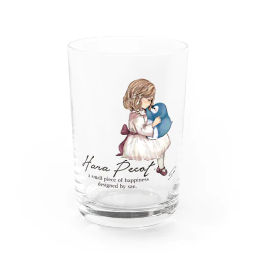 ほっぺたぺたり Water Glass