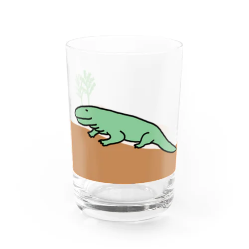 イクチオステガくん Water Glass