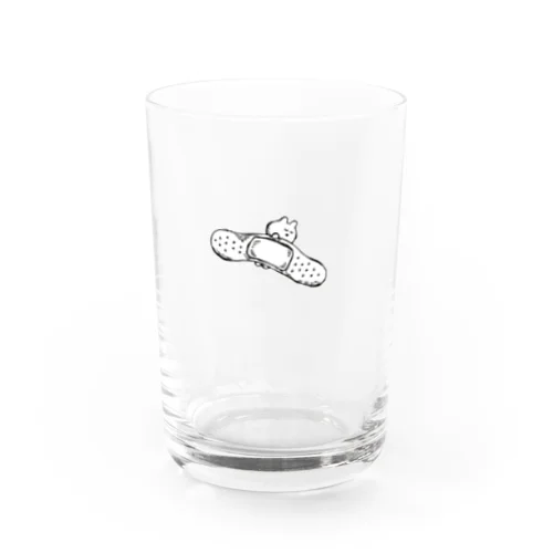 絆創膏おふとん(モノクロ) Water Glass