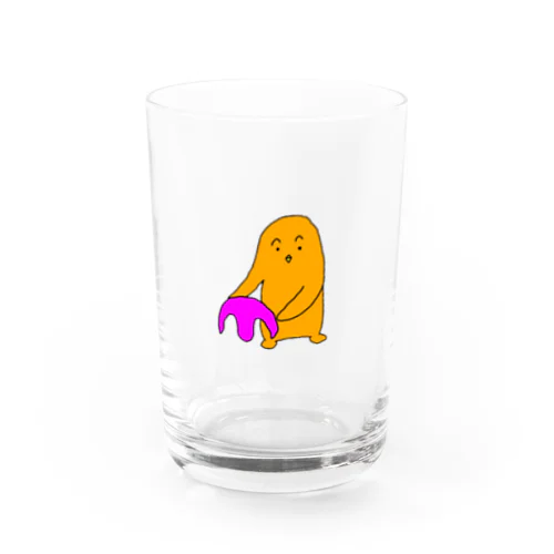 ズラとりペンギン Water Glass