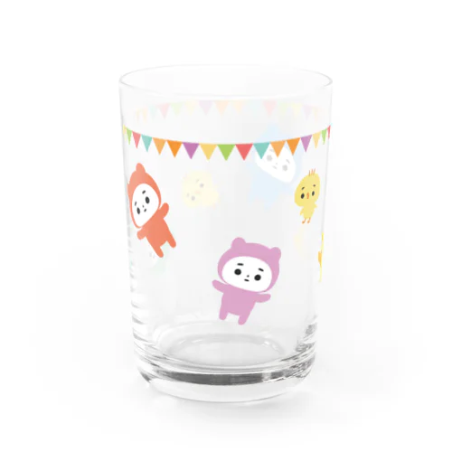 うちの子カラフル Water Glass