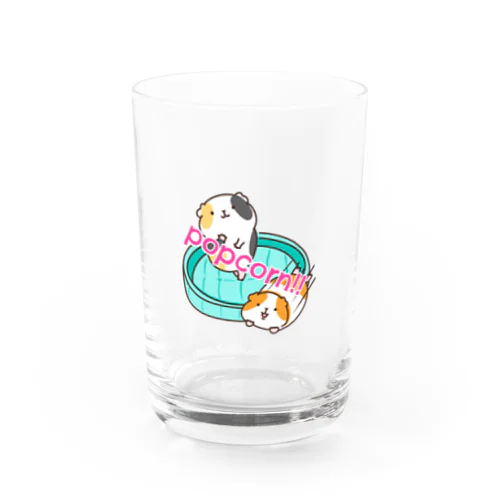 ポップコーンジャンプブラザーズ　モルモット Water Glass