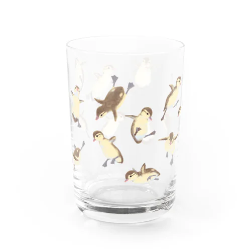 jumping duckling Water Glass