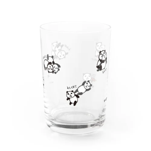 プロレスパンダのグラス Water Glass