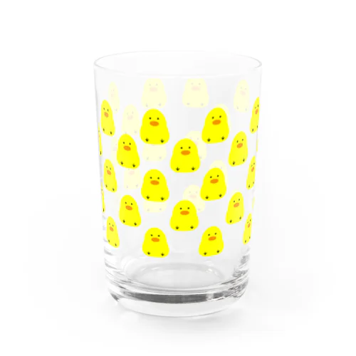 ぴよっとグラス（ひよこがいっぱい） Water Glass