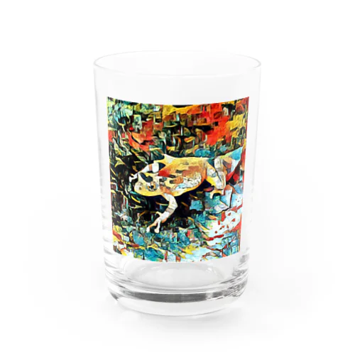 Fantastic Frog -Plein Air Version- Water Glass