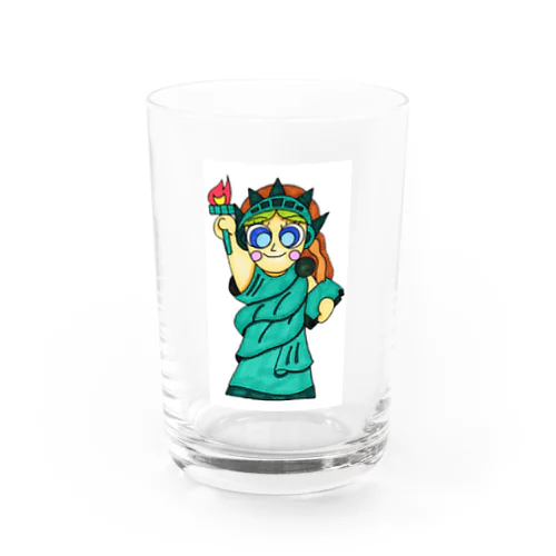 自由な女神 Water Glass