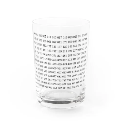 1~1000までの素数 Water Glass