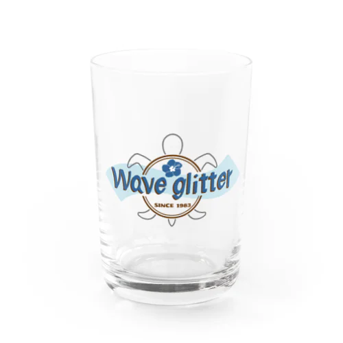 Wave glitter(亀、B) Water Glass