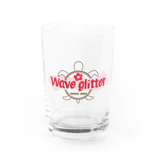 Wave glitter(亀、P) Water Glass