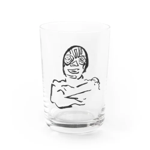 ムキムキマスクマン Water Glass