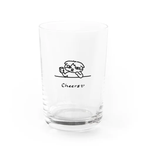 乾杯ネコ Water Glass