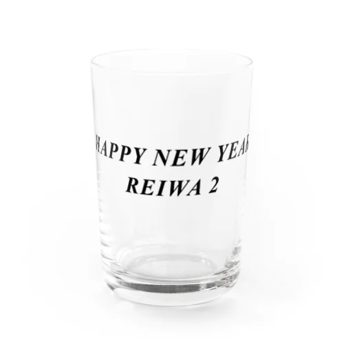 HAPPY NEW YEAR REIWA 2 Water Glass