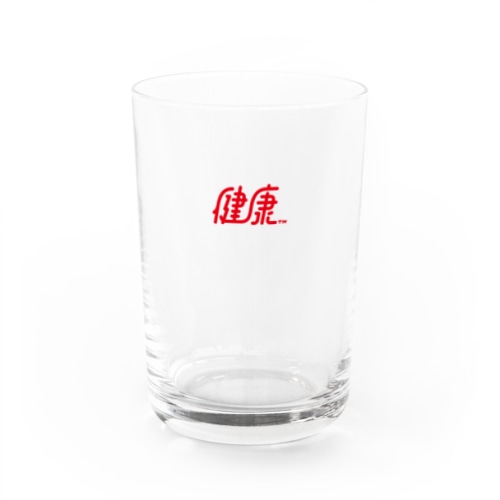 健康（赤） Water Glass
