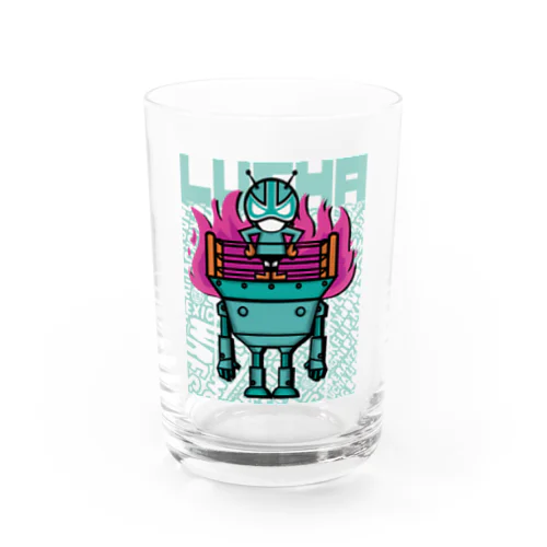 LUCHA#72 Water Glass