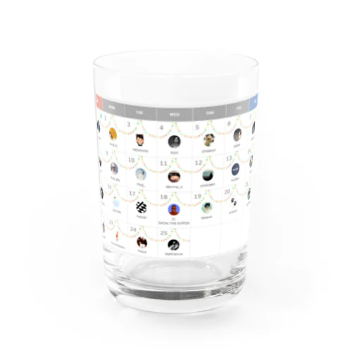 2019 Advent Calendar 2019 オールスター キャスト Water Glass