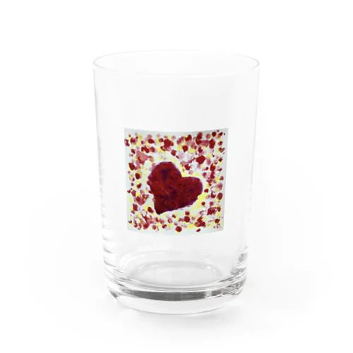 Sign of love Water Glass