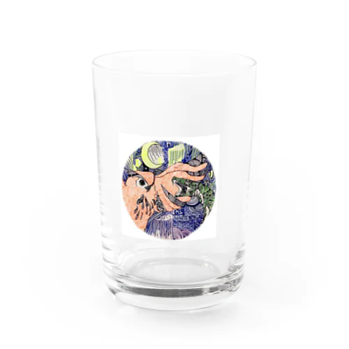 ふくろうとへび Water Glass