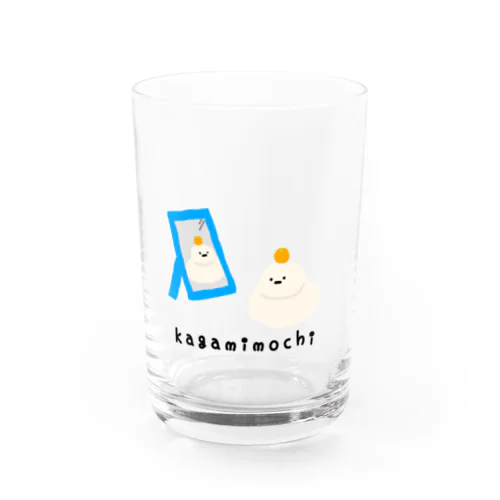 鏡の国の鏡もち Water Glass