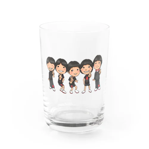 仲良し五人衆 Water Glass