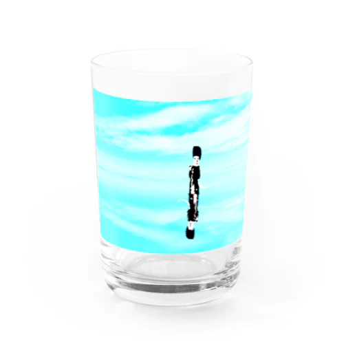 塩湖に立つ猫 Water Glass