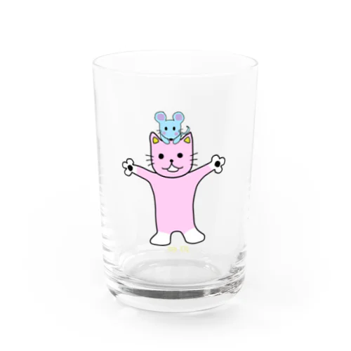 ニャー＆チュー Water Glass