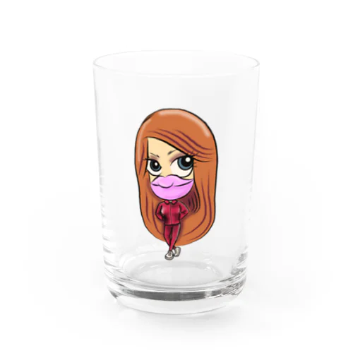 ai love Water Glass