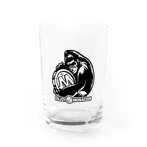 モナゴリラ モナコイン 単色BK (SZ) GemBox Water Glass