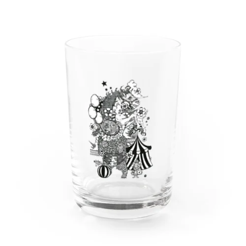 circus Water Glass