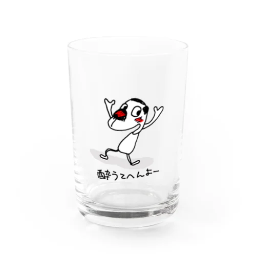 陽気なおっちゃん Water Glass